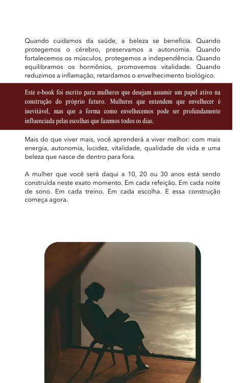Página interna: Introdução, a beleza da longevidade